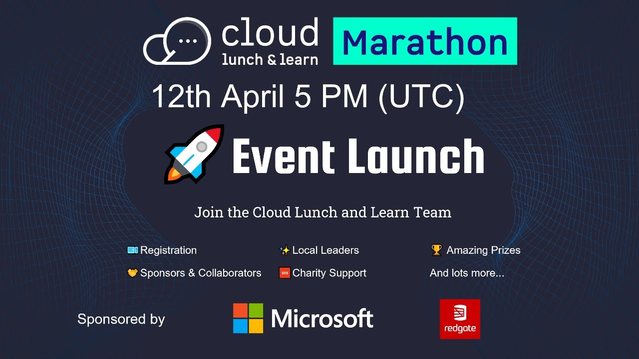 Cloud Lunch and Learn Marathon Launch Event