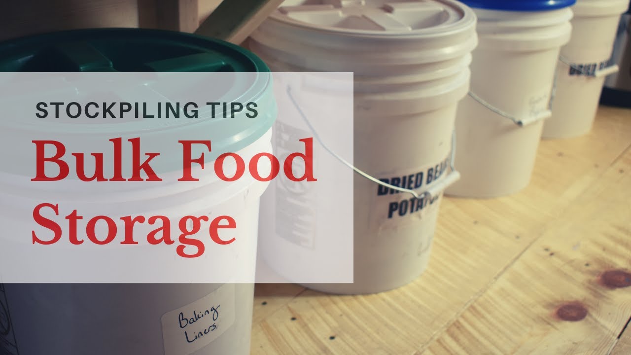 The BEST Way to Store Bulk Food - Bulk Food Storage Bins