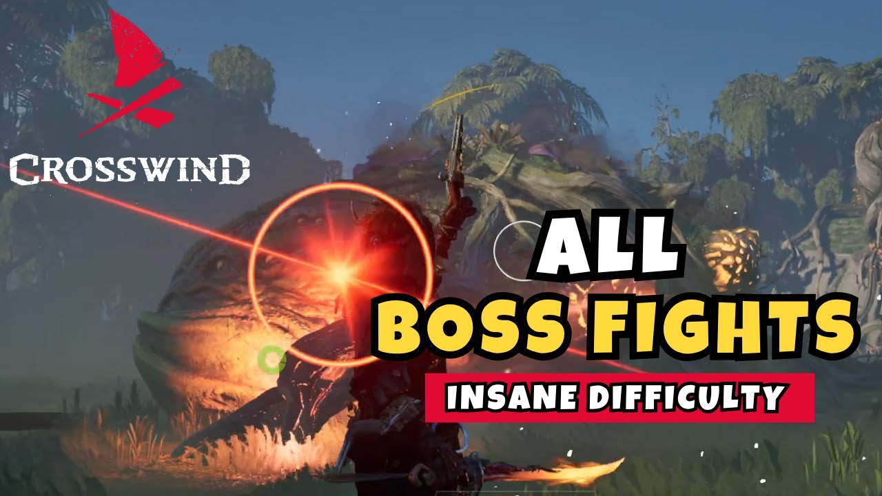 CROSSWIND (Alpha) &ndash; ALL Boss Fights on Insane Difficulty (No Commentary)