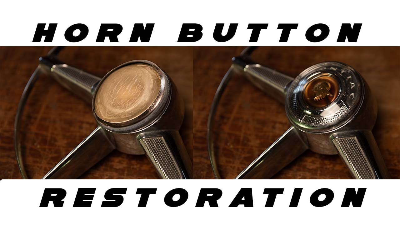 Hot Rod Classic Car Restoration Repair Pontiac Chieftain Horn Button Replica Shop Tips DIY Cheap