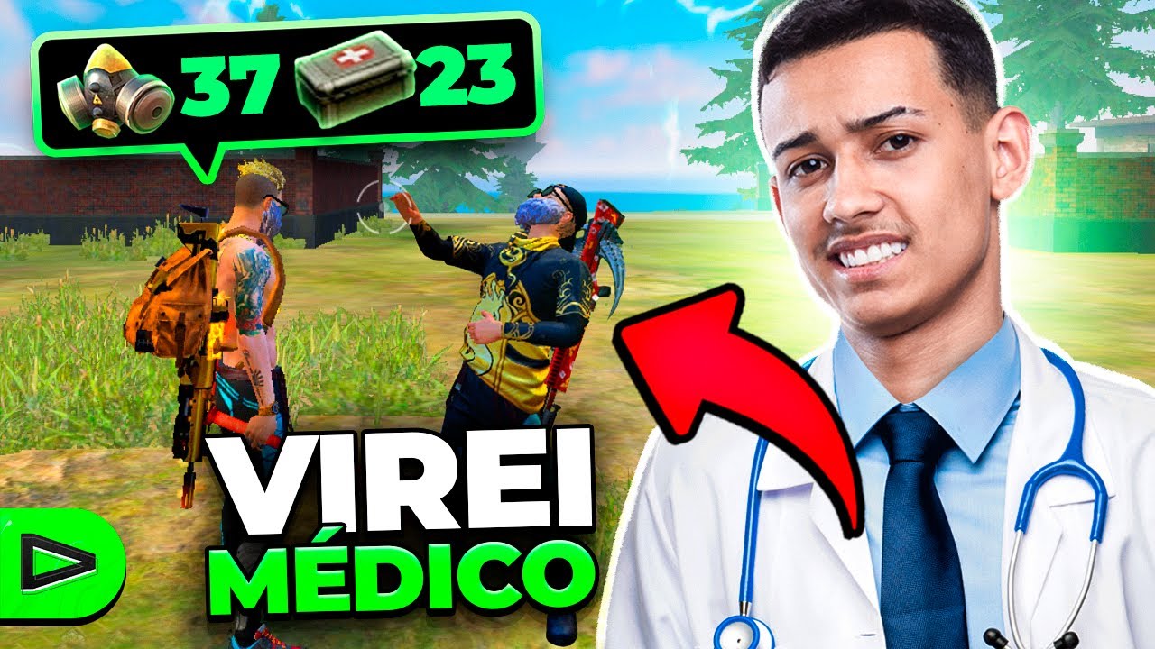 SÓ ELE PODE CARREGAR KIT NESSA PARTIDA DE FREE FIRE!!