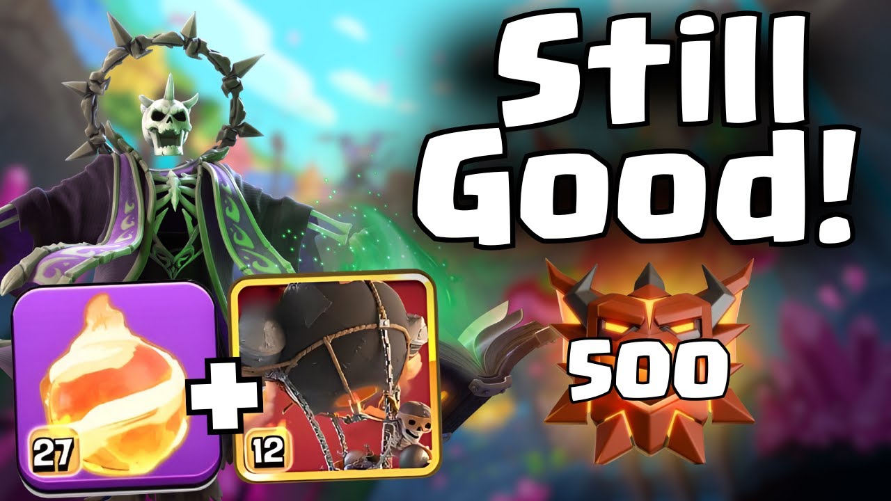 Fireball Rocketloons at th18 are STILL GOOD! Top 500 Legend League Gameplay (Clash of Clans)