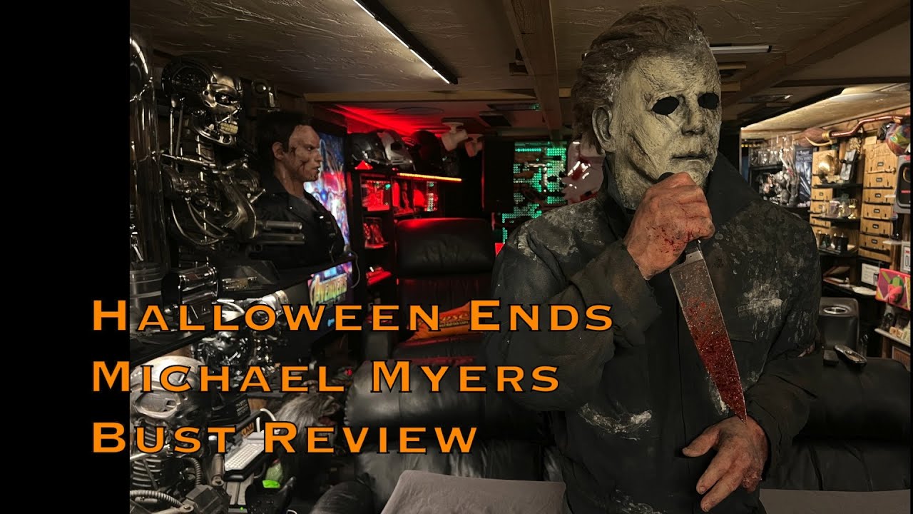 Michael Myers Halloween Ends 4k Life Size Custom Bust Review #Horror