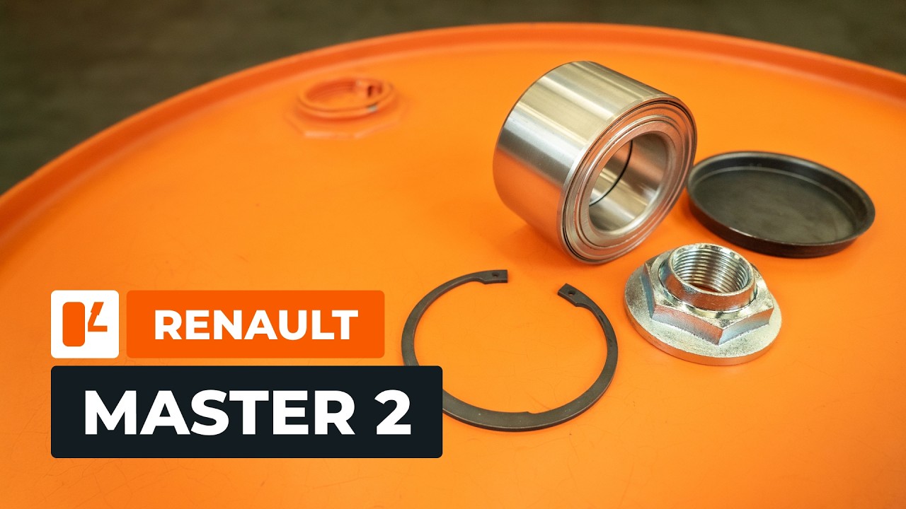 Cum se înlocuiesc rulmenții din spate ai roții la RENAULT MASTER 2 Van [TUTORIAL AUTODOC]
