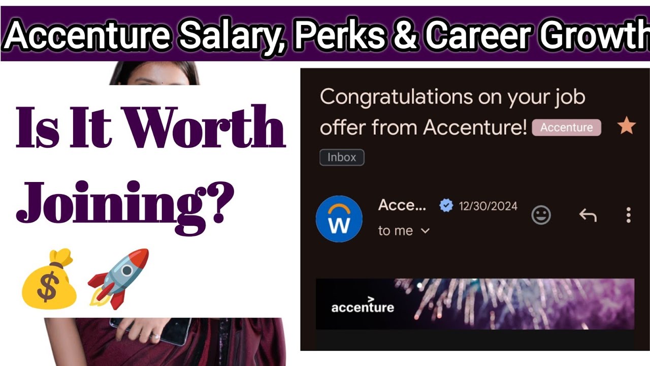 Accenture Salary, Perks & Career Growth | Is It Worth Joining? 5 Benefits Discussed 🌟