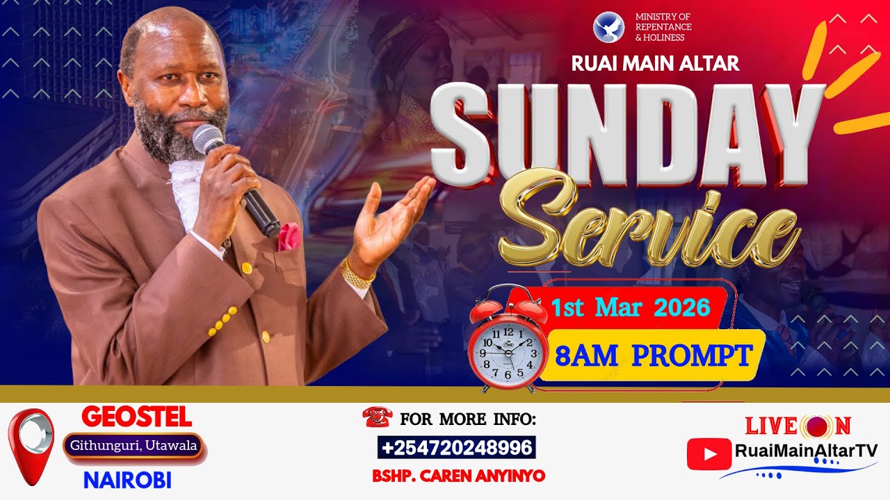 RUAI MAIN ALTAR 1ST MAR 2026 SUNDAY SERVICE