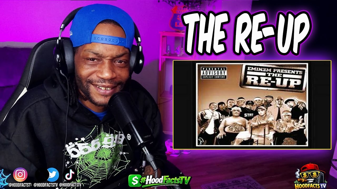 HoodFacts TV Reacts to | Eminem ft. 50 cent-The Re-Up