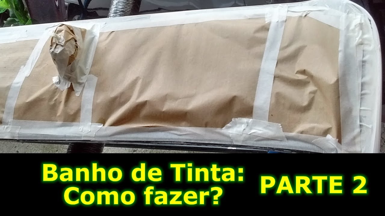Pintura Rápida com Banho de Tinta (PARTE 2): Mascaramento e Proteção para Repintura e Lixamento