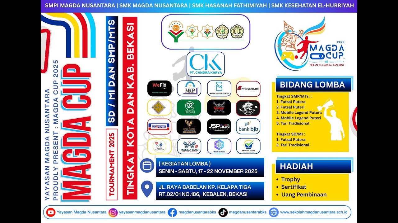 PORSENI MAGDA CUP H1 2025 YAYASAN MAGDA NUSANTARA