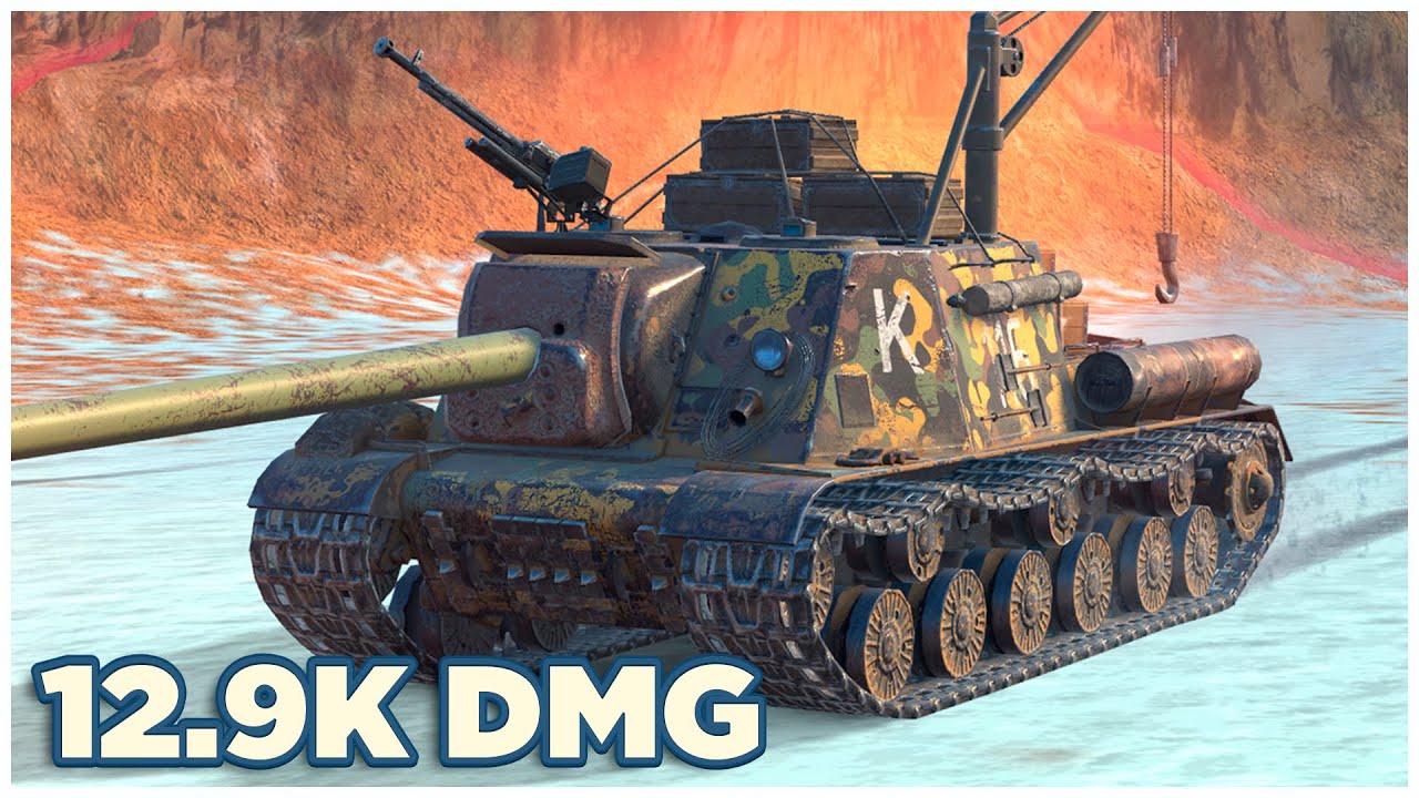 ИСУ-152 • 12.9К УРОНА 7 ФРАГОВ • Режим Выживание WoT Blitz