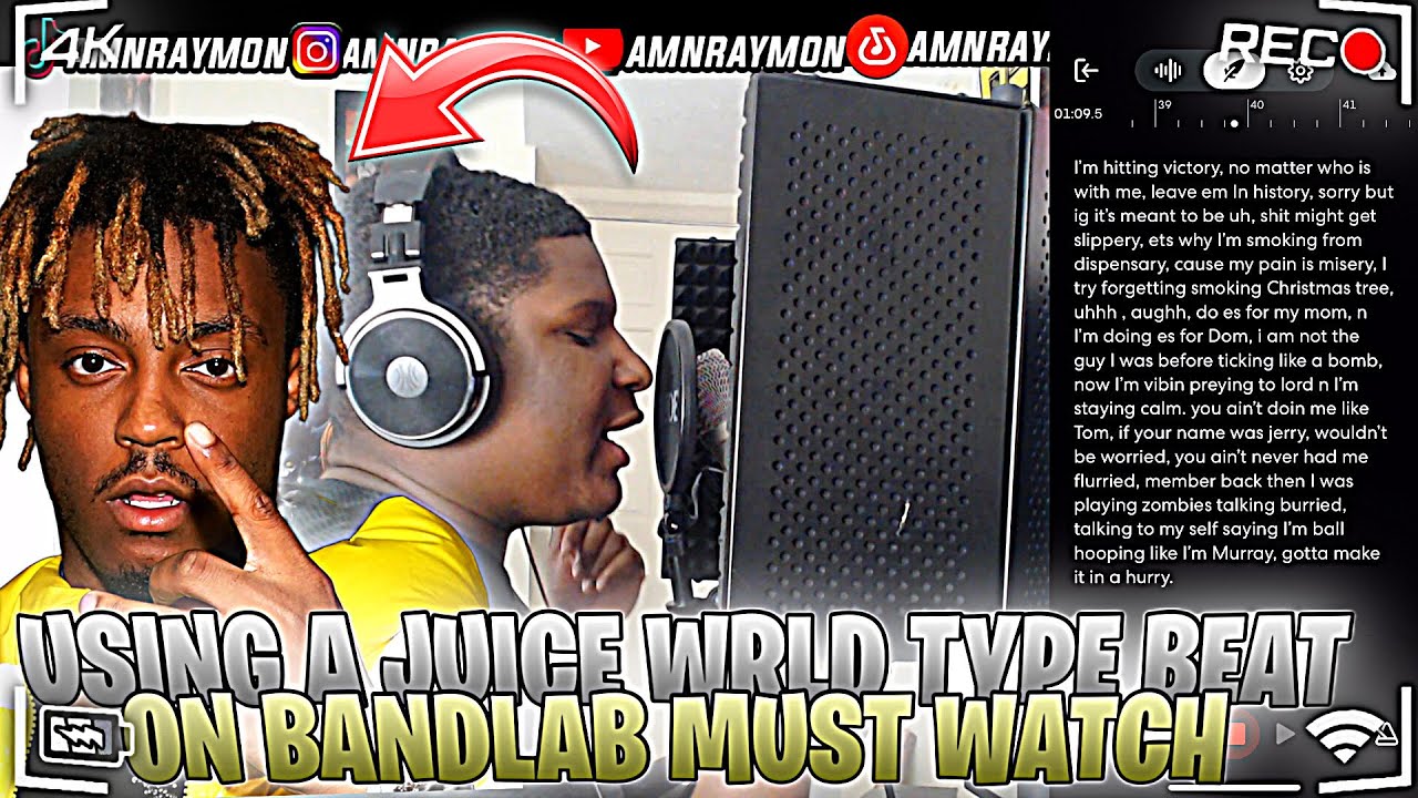 MADE A HIT SONG ON BANDLAB! ( JUICE WRLD TYPE BEAT EDITION )