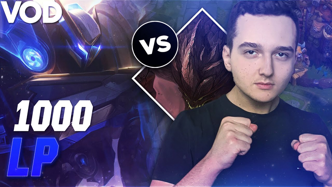 JE DOIS GAGNER POUR AVOIR LES 1000 LP - SoloQ Challenger Top - Garen vs Malphite - Patch 14.6