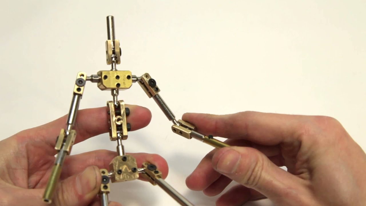 K1 - kinetic armatures stop motion skeleton unboxing