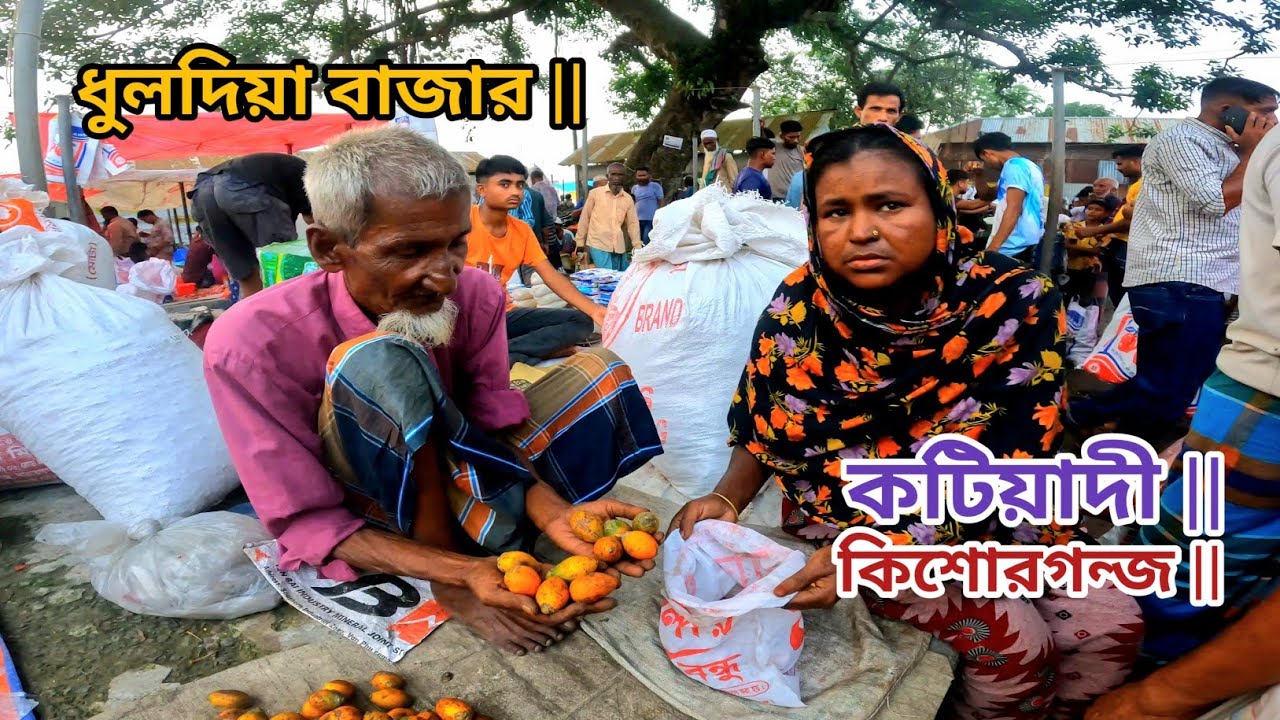 সাপ্তাহিক গ্রামীণ হাট ধুলদিয়া বাজার || weekly Grameen Haat Dhuldia Bazar || Katiyadi Kishoreganj Bd