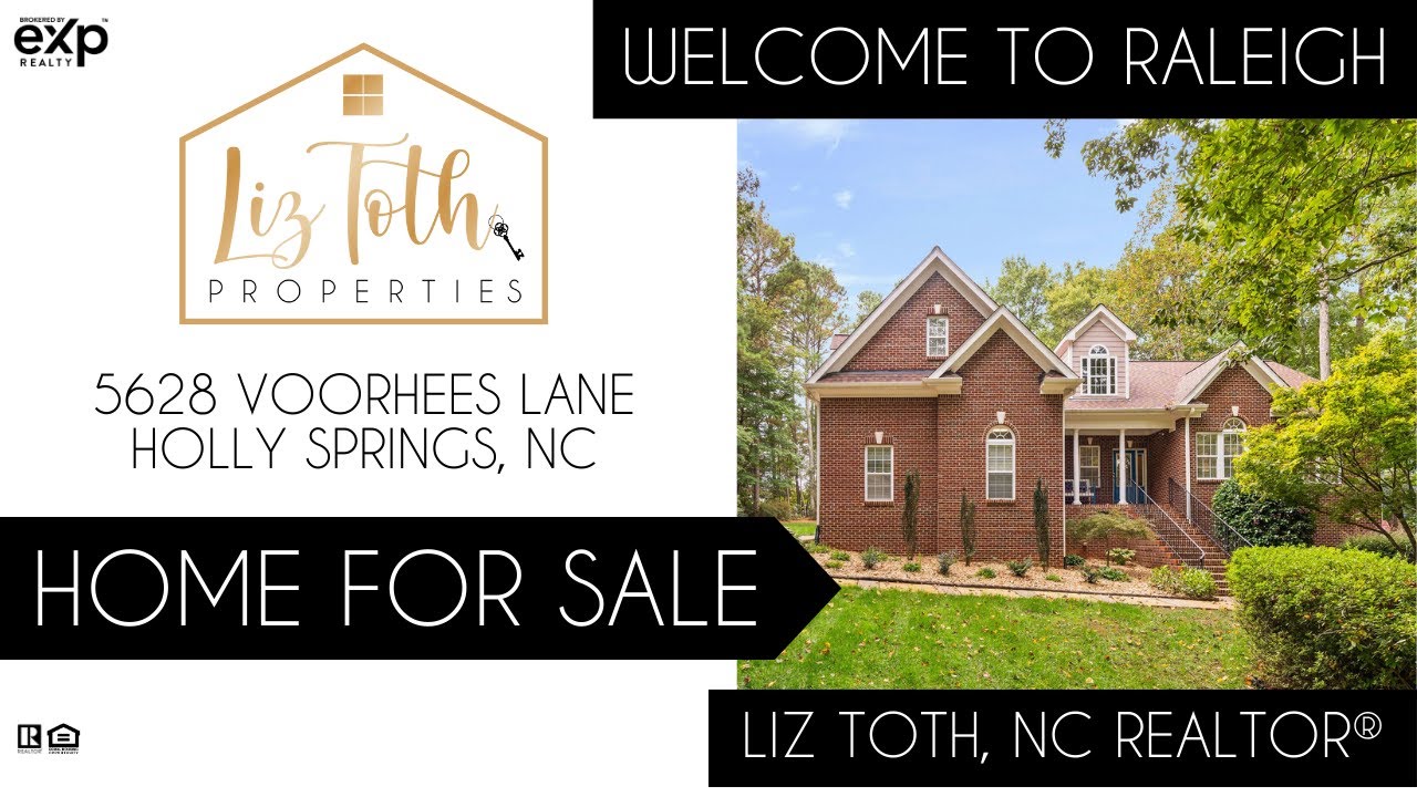 HOME FOR SALE: 5628 Voorhees Lane, Holly Springs, North Carolina