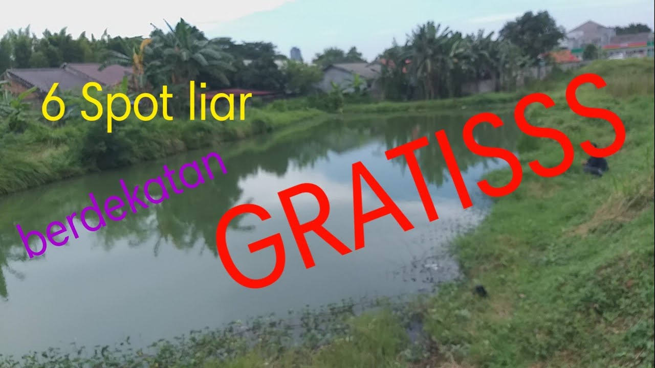 rute 6 spot mancing liar berdekatan  di tangerang (area cileduk, bintaro, alam sutera)