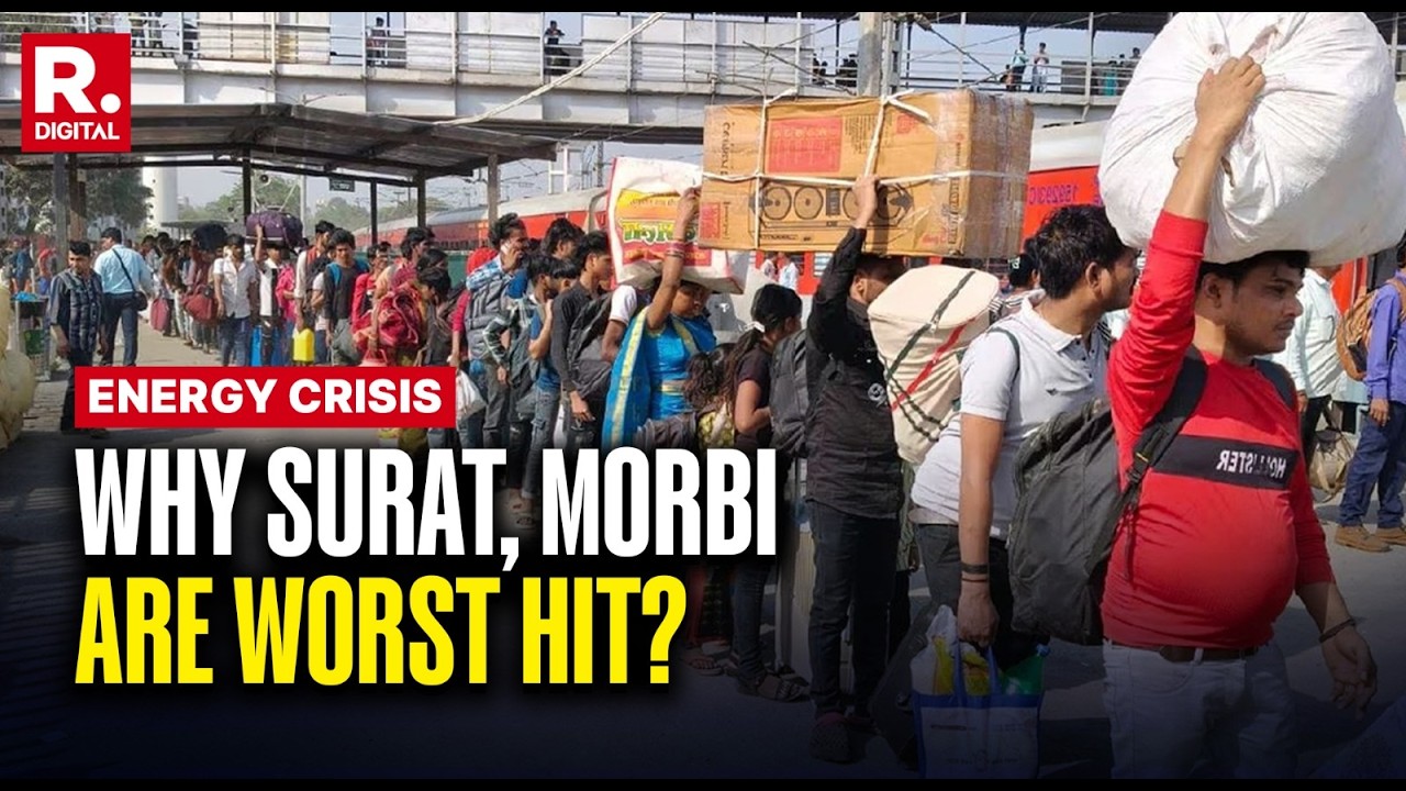 Factories Close In Morbi, Workers Vacating Surat: Indian Cities Trembling Amid LPG Crisis | Iran War