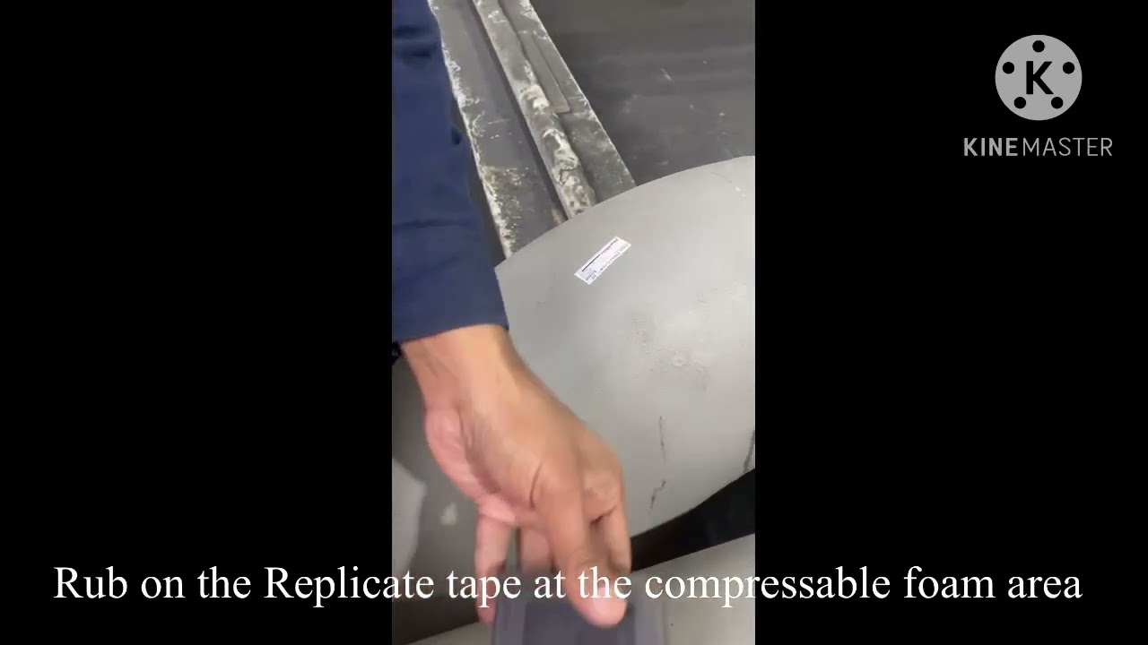 Replica tape test- ASTM D-4417 method C