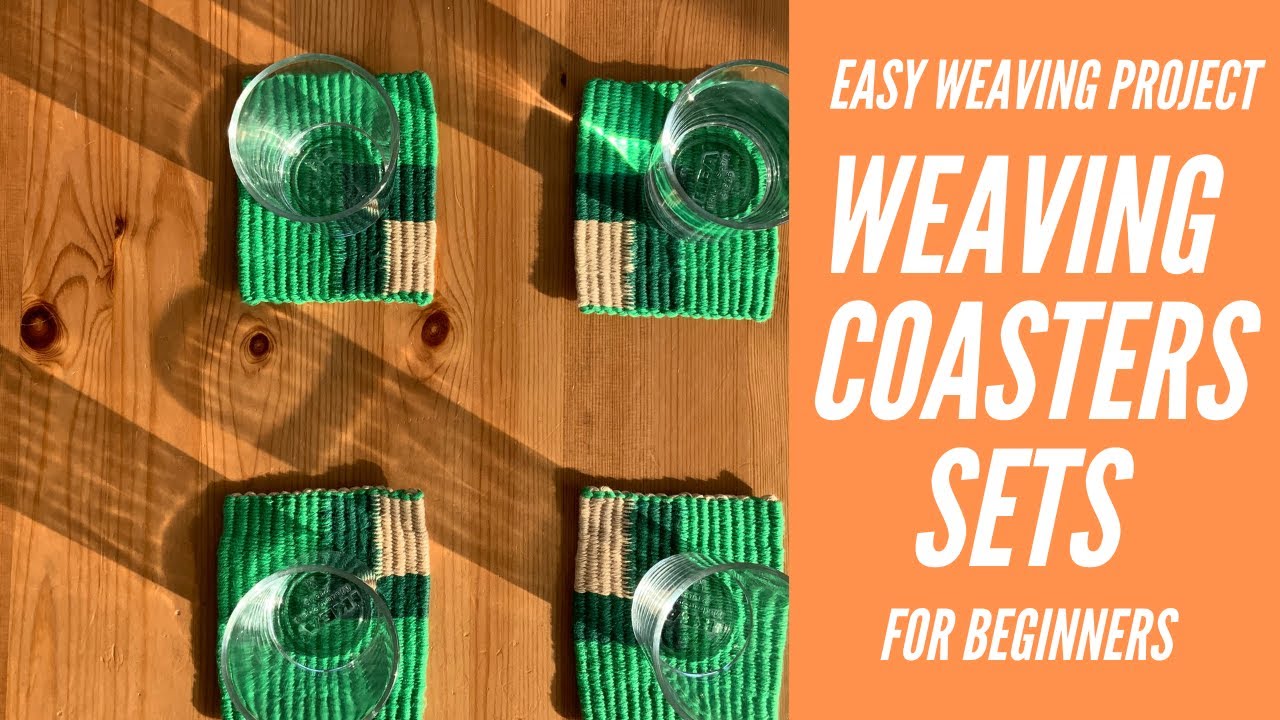 DIY Woven Coaster Set Tutorial