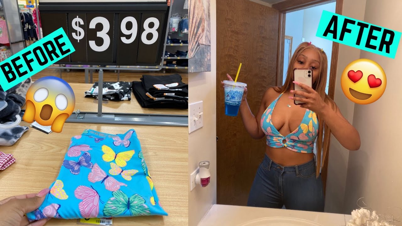 VIRAL KID LEGGINGS TO CROP TOP TUTORIAL | + Sewing Crash Course for BEGINNERS