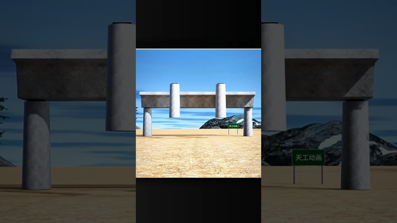 To save money, build a bridge without a middle pillar!😰