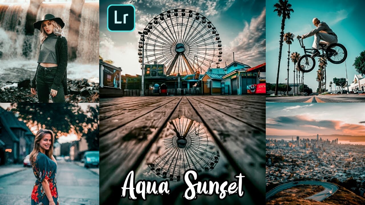 lightroom mobile presets free dng | new aqua sunset lightroom presets 2020 free download