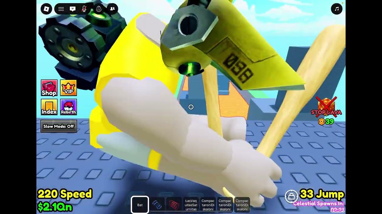 Playing Roblox !