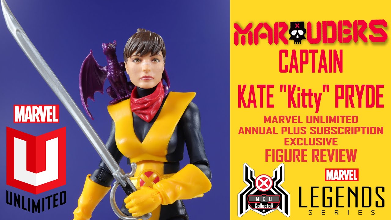 Marvel Legends CAPTAIN KATE Kitty PRYDE Marauders Xmen Unlimited Annual Plus Exclusive Figure Review