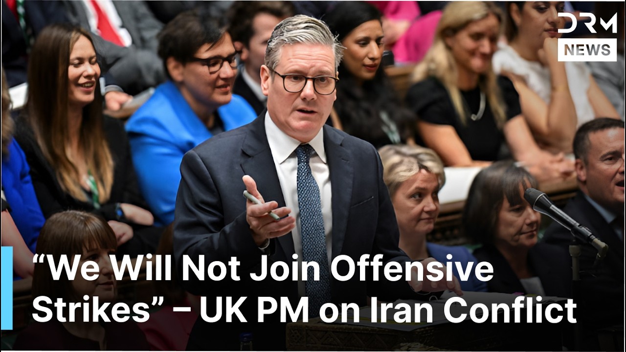 BREAKING NEWS: UK Won&rsquo;t Join Iran Strikes, Confirms Defensive Support, Says Starmer | DRM News| AC1F