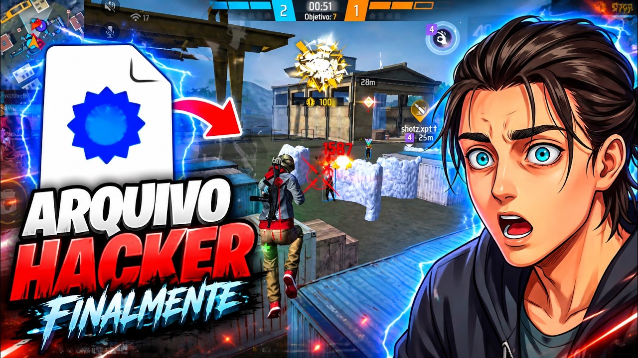 O Novo Hacker Por Aquivo No Free Fire ! ( N&atilde;o Acreditei ) 😱🔥