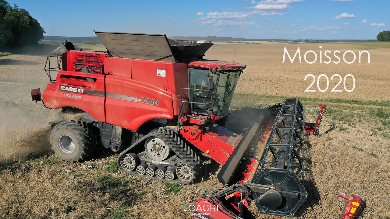 💪 MOISSON des COLZAS | CASE 7240 ROWTRAC ! 💨