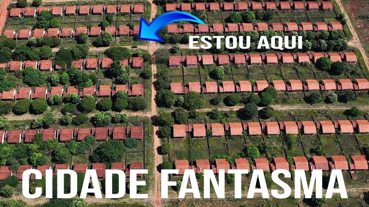 1000 casas ABANDONADAS uma verdadeira CIDADE FANTASMA