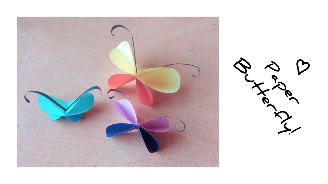 Paper Butterfly | Let's Craft