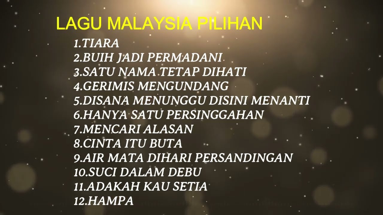 LAGU TIARA VERSI MALAYSIA
