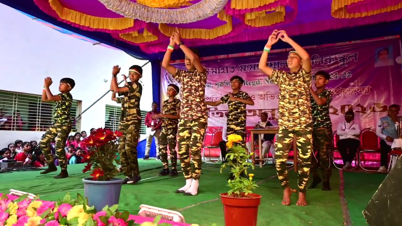 ##sandese ate hai stage patriotic song ##