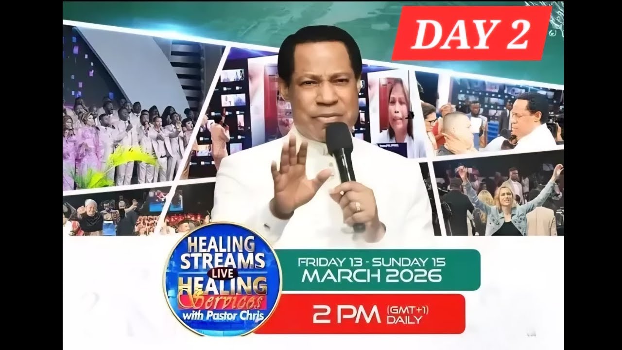 DAY 2: HEALING STREAMS LIVE HEALING SERVICE with PASTOR CHRIS || MARCH 14 2026
