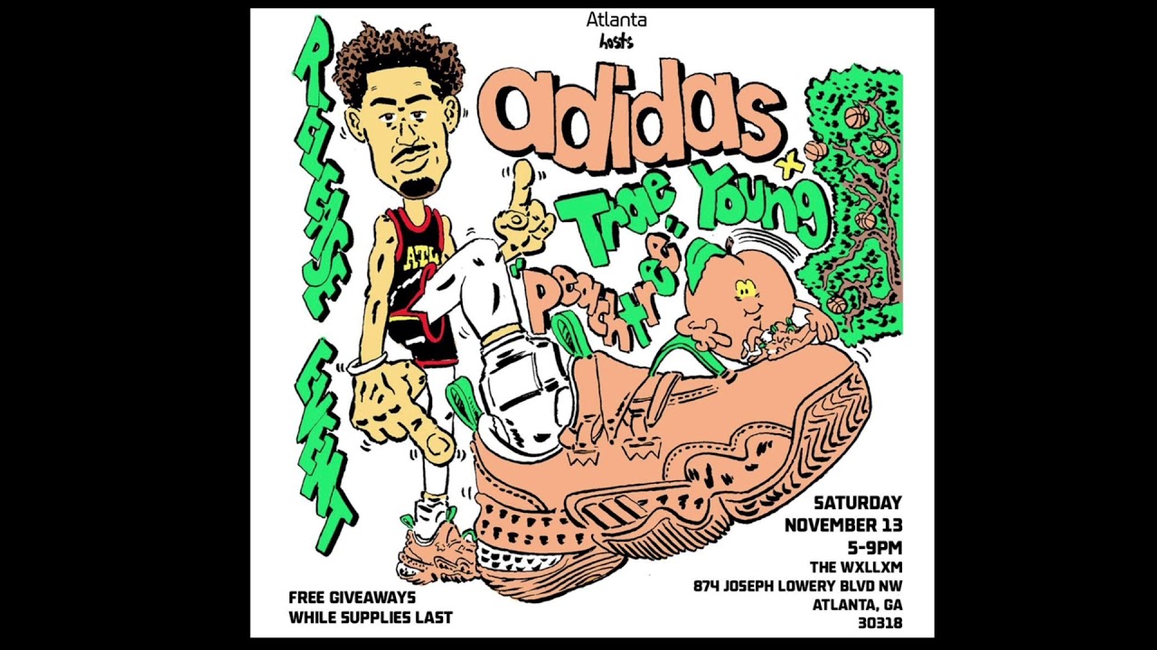 Trae Young X Adidas X Footlocker: Peachy Trae sneaker Release