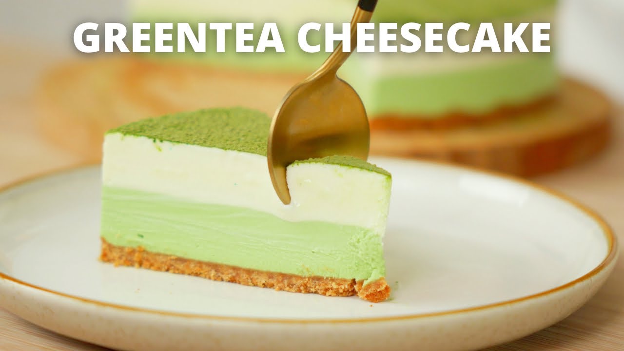 Lembut & lumer di mulut! GREENTEA CHEESECAKE
