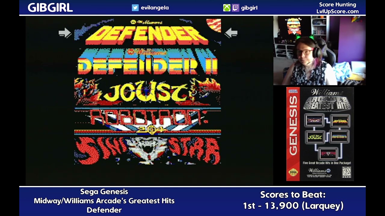 Genesis - Williams Arcade's Greatest Hits - For LvlUpScore