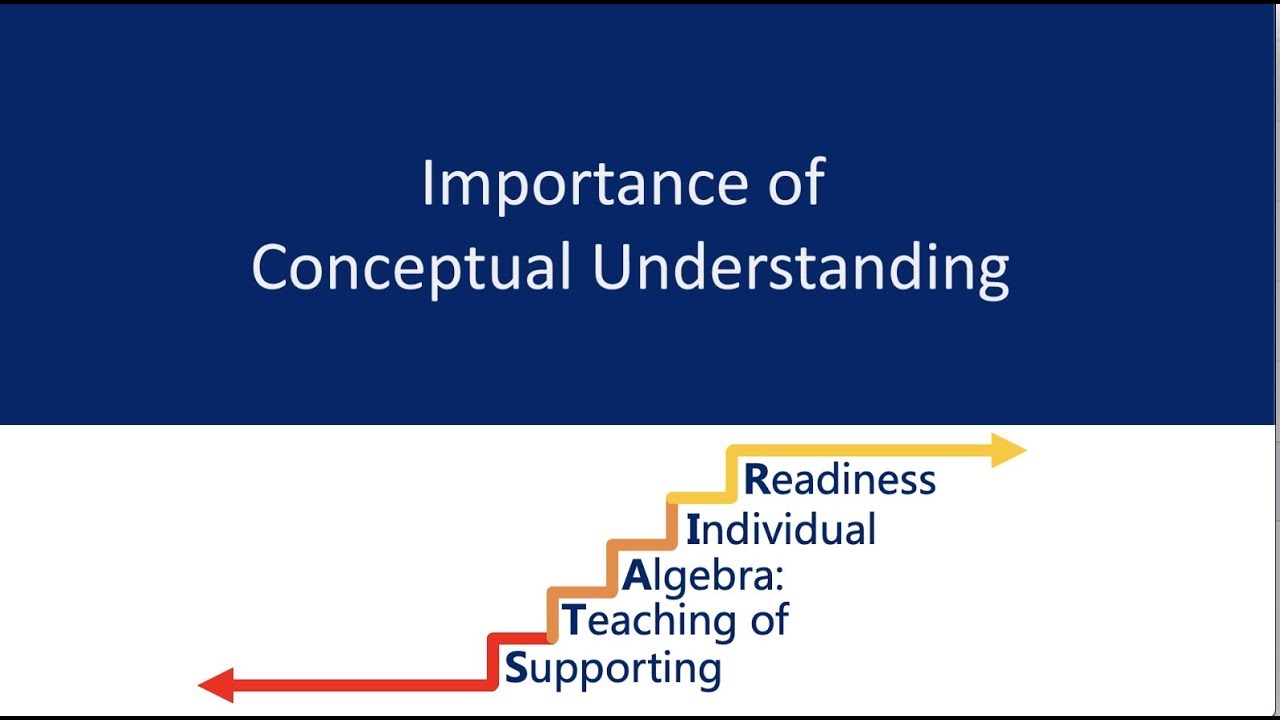 Importance of Conceptual Understanding in Math ‖ Accessible Math ‖ K-12 Math ‖ Project STAIR