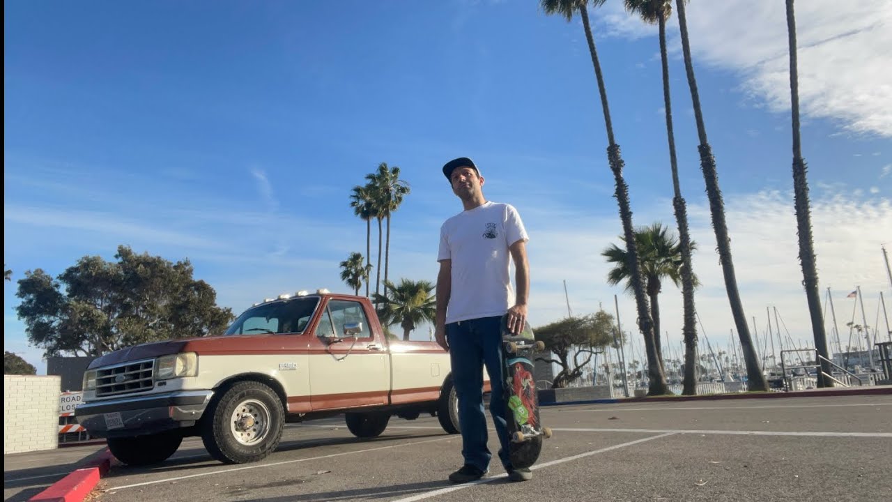 Skate sesh keep practicing 50/50 grind slappies