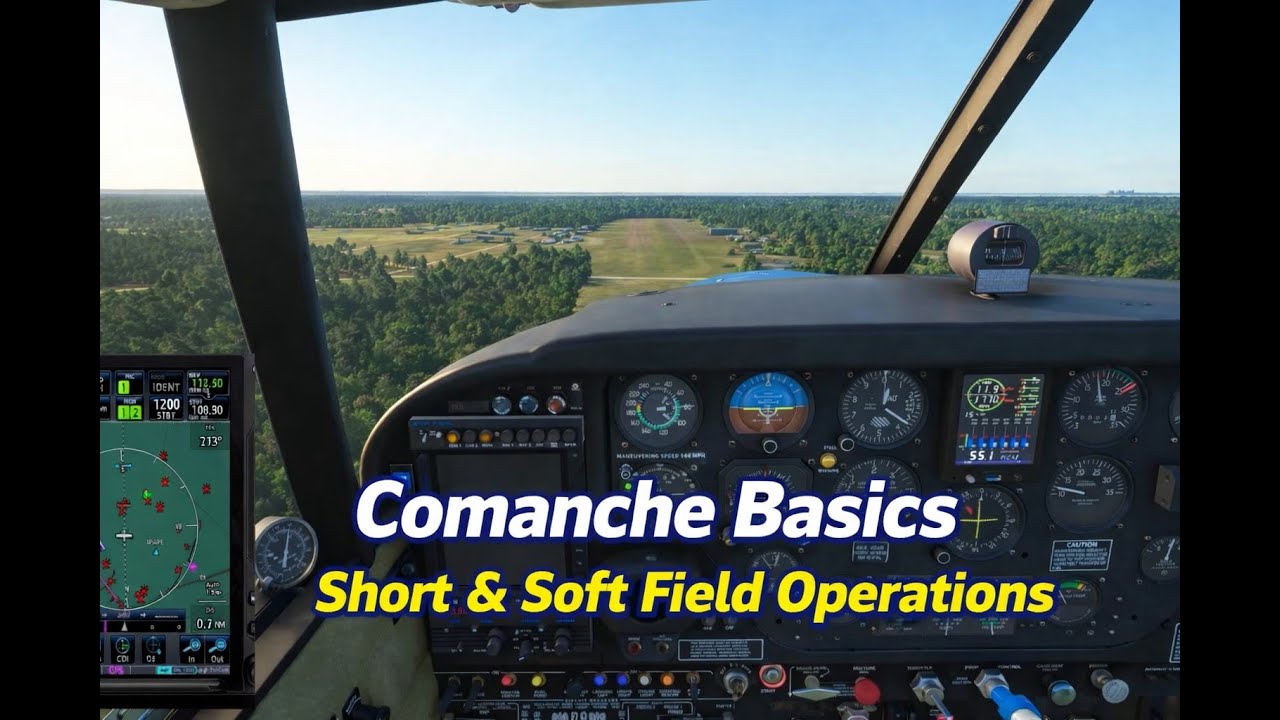 Short & Soft Field Operations - A2A Piper Comanche 250 Basics - MSFS 2024