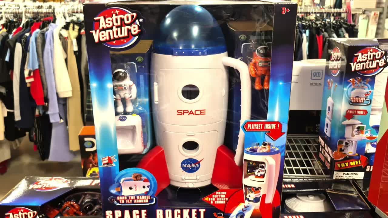 ASTRO VENTURE SPACE ROCKET Shop with us at T.J. MAXX!!!