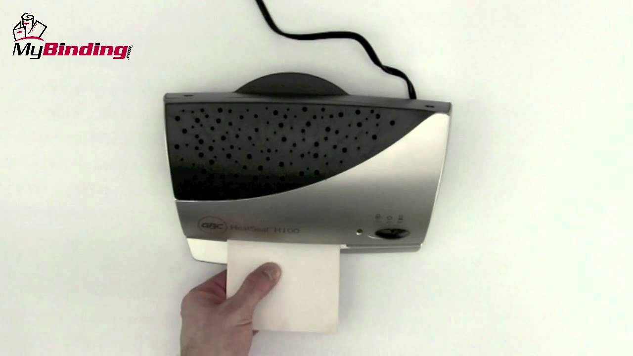 GBC HeatSeal H100 Pouch Laminator Demo - 1-800-944-4573