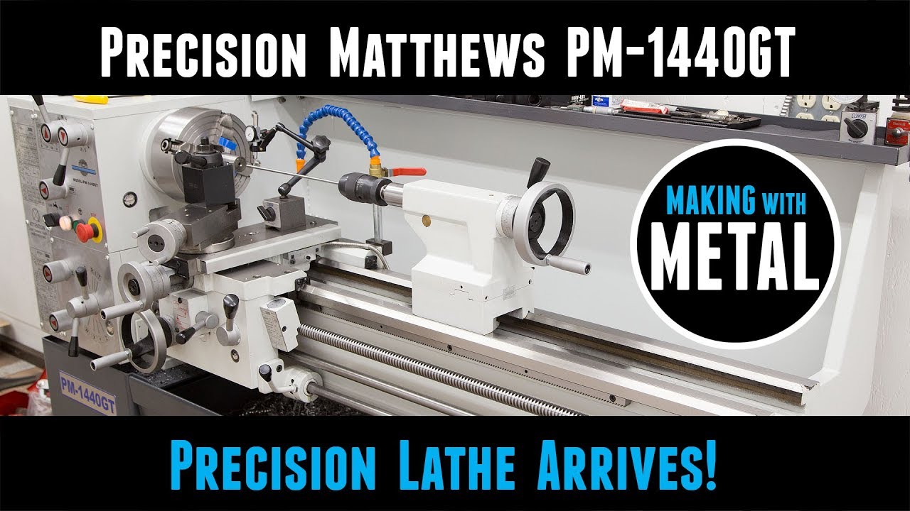 Lathe Arrives! Precision Matthews PM-1440GT Ultra-Precision 14x40 Metal Lathe