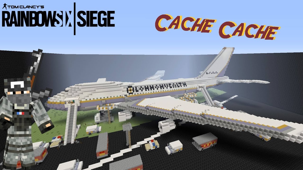 CACHE CACHE MINECRAFT | ÉPISODE 72 | MAP AVION RAINBOW SIX (Ps4)