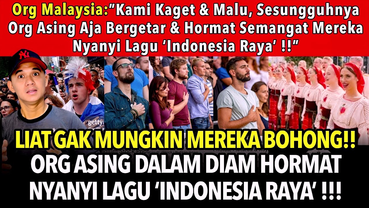 GAK MUNGKIN MEREKA BOHONG‼️ Org Asing Dalam Diam Hormat Nyanyi ‘INDONESIA RAYA’ !