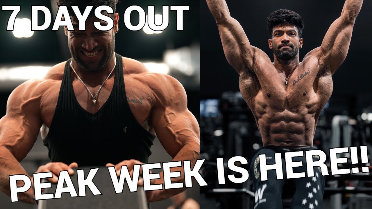 RAW CHEST WORKOUT 7 DAYS OUT | Prep Series Ep.6