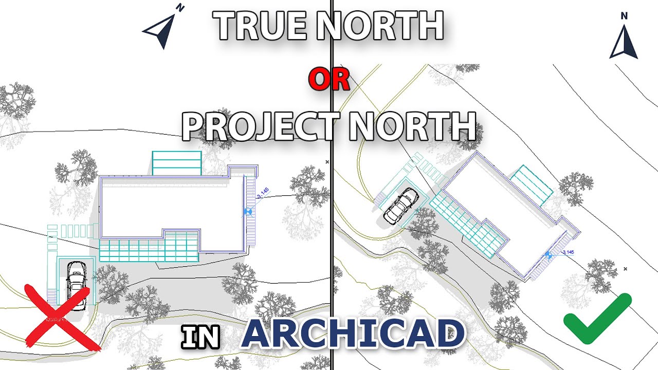 Setting the True North in Archicad Tutorial