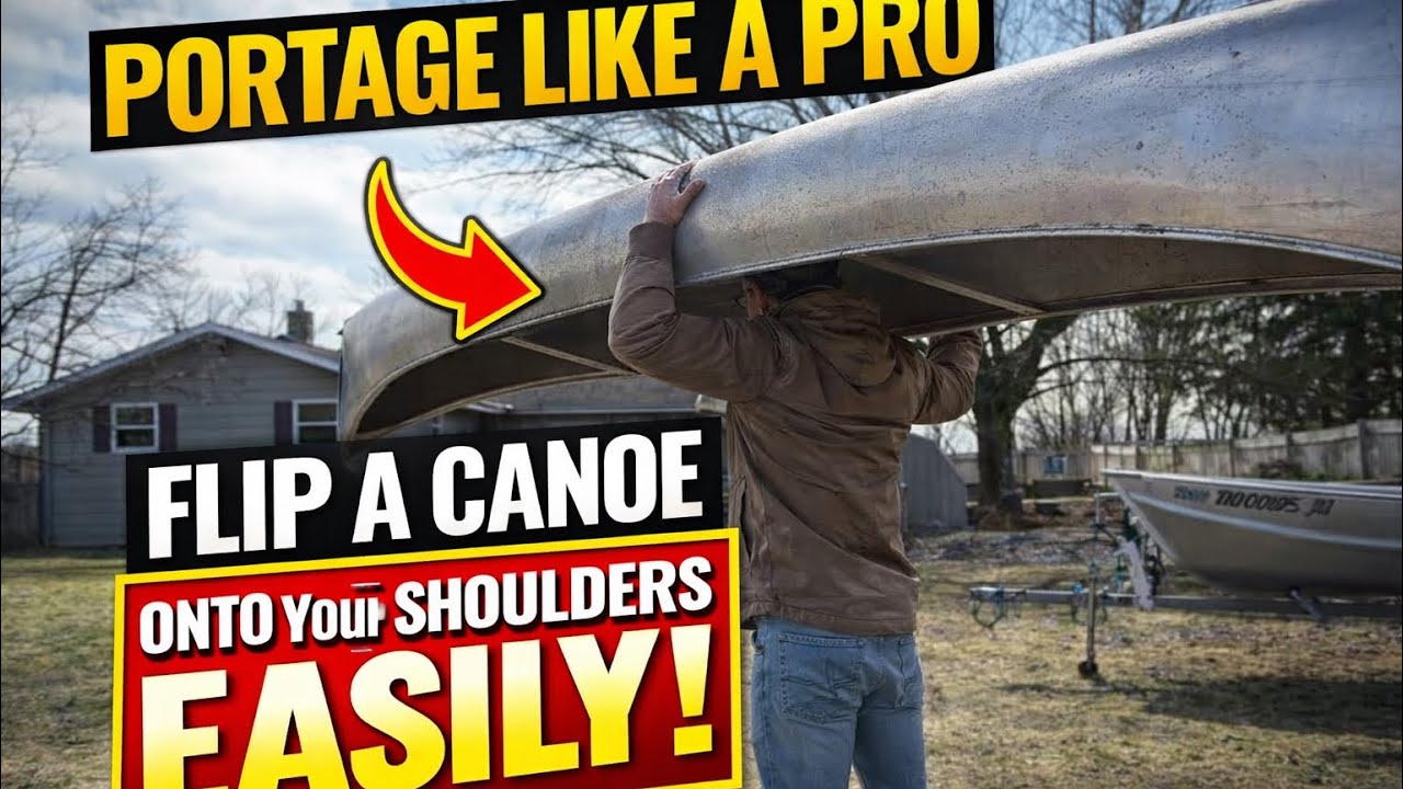 Portage Like a Pro: How to flip a Canoe Onto Your Shoulders Easily!!